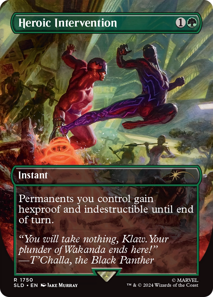 Heroic Intervention (Rainbow Foil) [Secret Lair Drop Series] | Exor Games New Glasgow