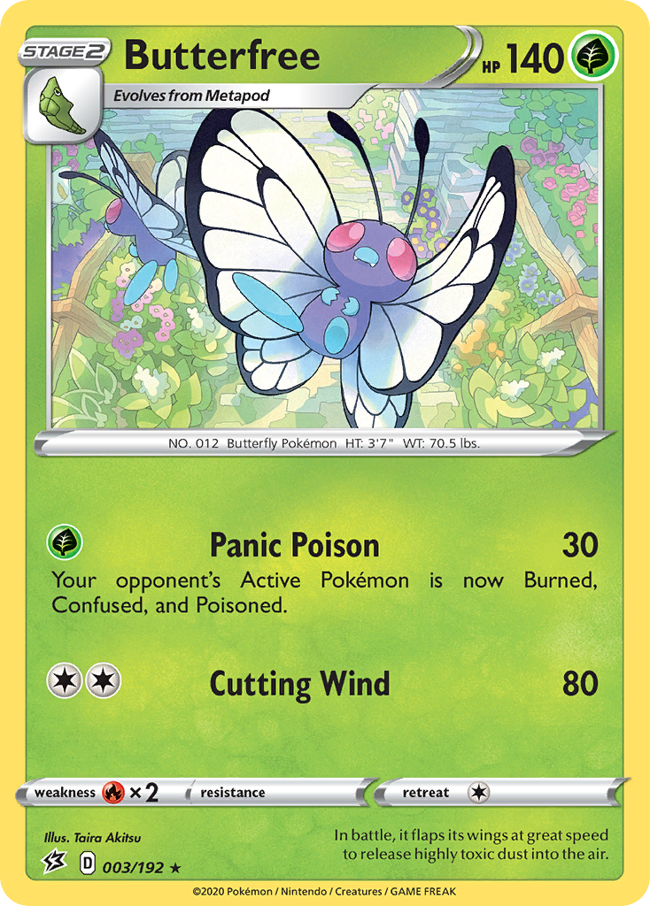 Butterfree (003/192) [Sword & Shield: Rebel Clash] | Exor Games New Glasgow