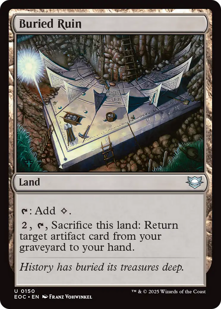 Buried Ruin [Edge of Eternities Commander] | Exor Games New Glasgow