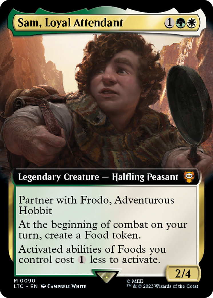 Sam, Loyal Attendant (Extended Art) [The Lord of the Rings: Tales of Middle-Earth Commander] | Exor Games New Glasgow