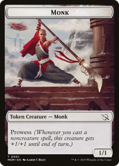 Monk // Spirit (13) Double-Sided Token [March of the Machine Tokens] | Exor Games New Glasgow