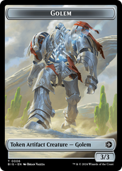 Golem // Plot Double-Sided Token [Outlaws of Thunder Junction: The Big Score Tokens] | Exor Games New Glasgow