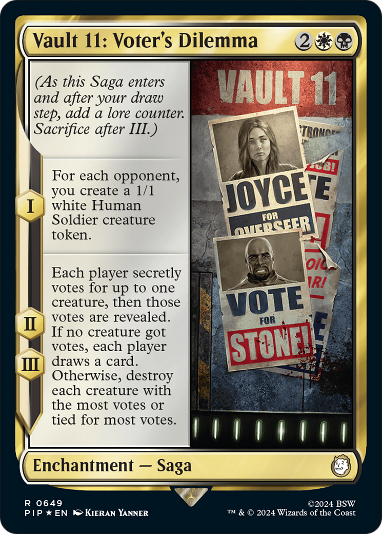 Vault 11: Voter's Dilemna (Surge Foil) [Fallout] | Exor Games New Glasgow