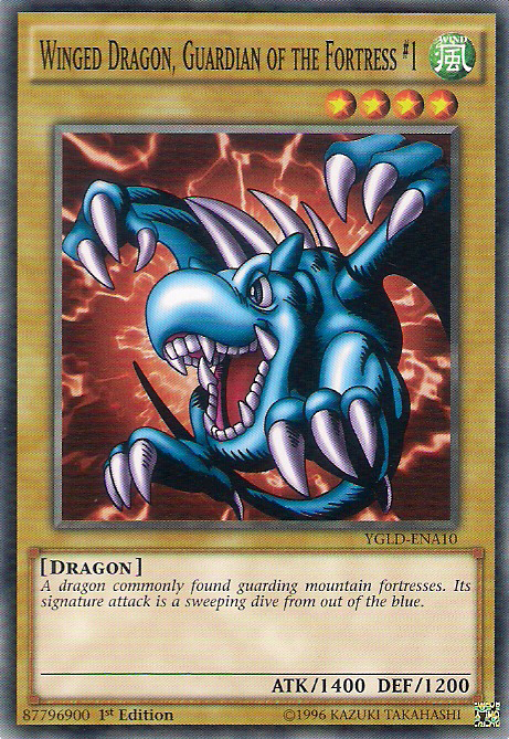 Winged Dragon, Guardian of the Fortress #1 [YGLD-ENA10] Common | Exor Games New Glasgow