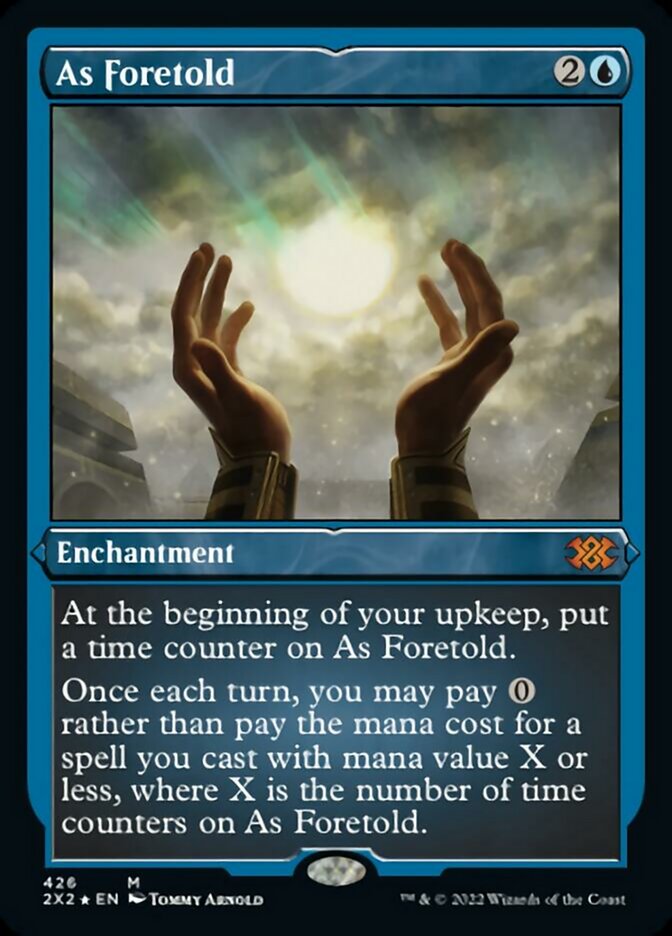 As Foretold (Foil Etched) [Double Masters 2022] | Exor Games New Glasgow