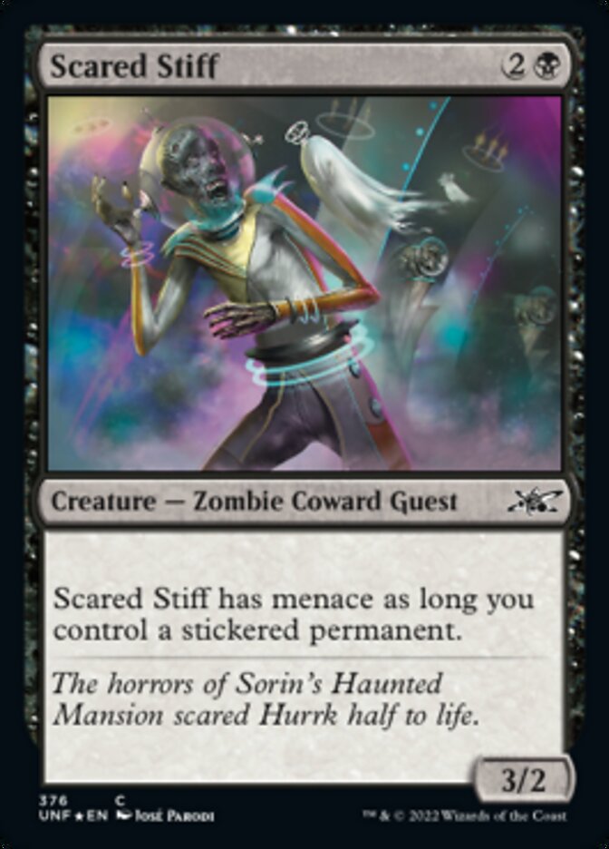 Scared Stiff (Galaxy Foil) [Unfinity] | Exor Games New Glasgow