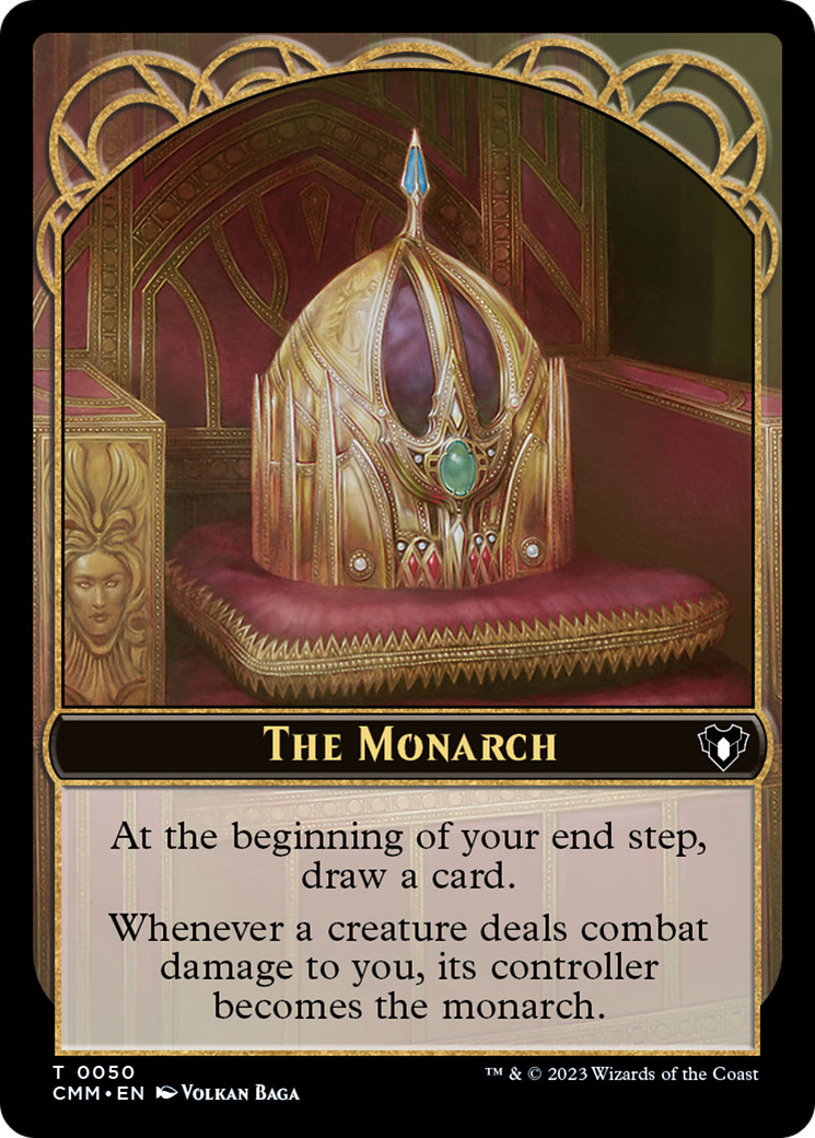 Copy (54) // The Monarch Double-Sided Token [Commander Masters Tokens] | Exor Games New Glasgow