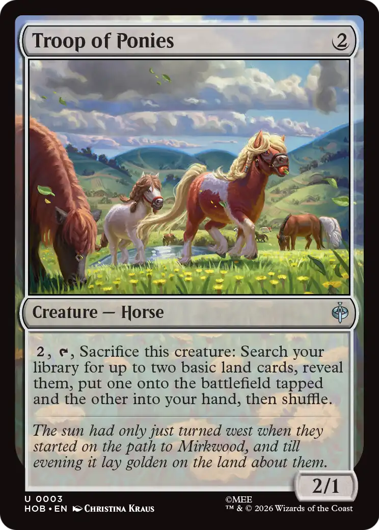 Troop of Ponies [The Hobbit] | Exor Games New Glasgow