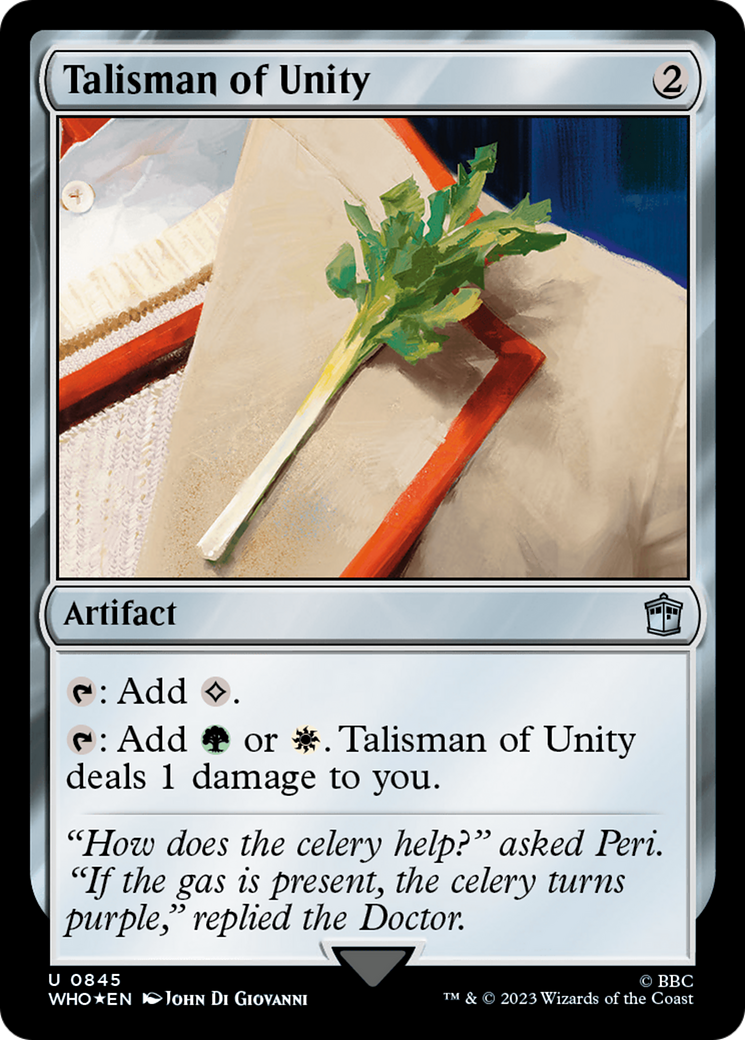 Talisman of Unity (Surge Foil) [Doctor Who] | Exor Games New Glasgow