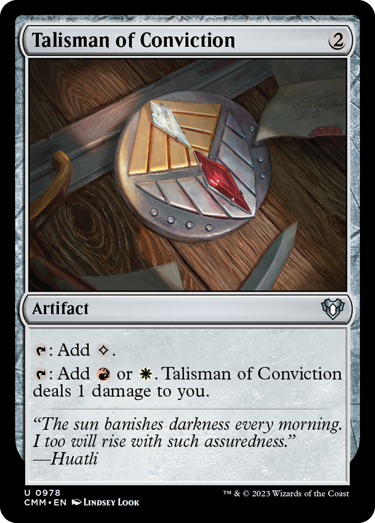 Talisman of Conviction [Commander Masters] | Exor Games New Glasgow