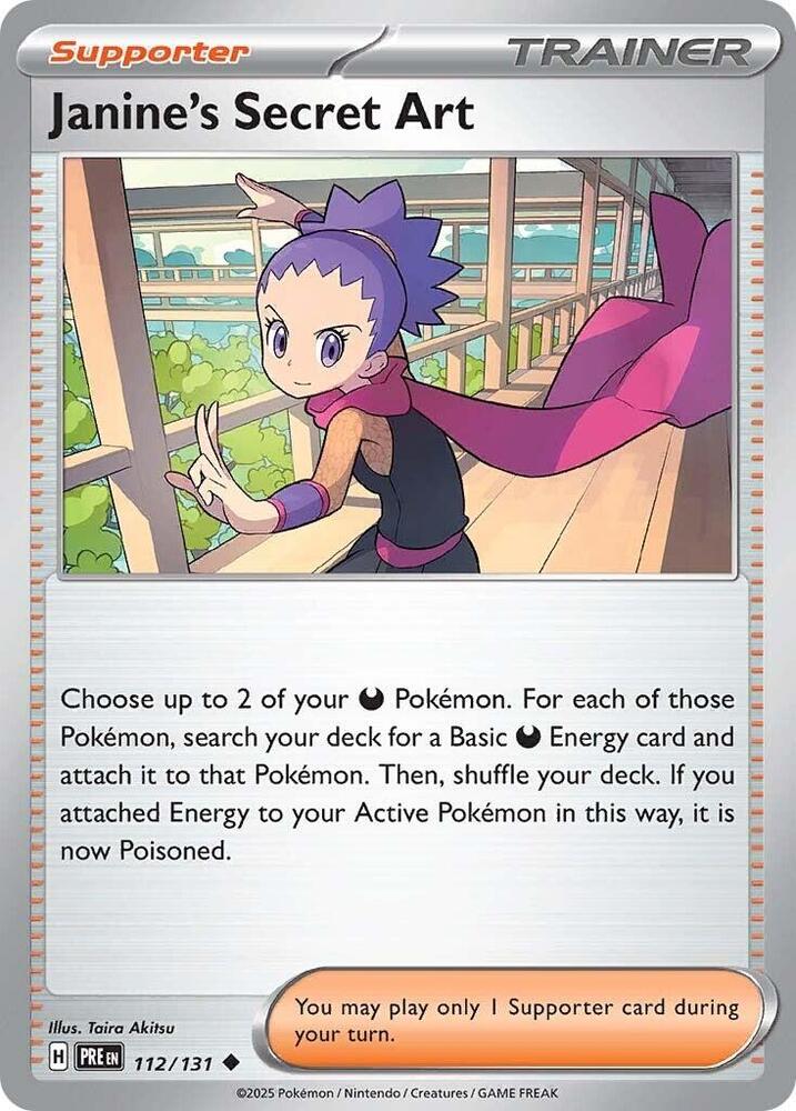 Janine's Secret Art (112/131) [Scarlet & Violet: Prismatic Evolutions] | Exor Games New Glasgow