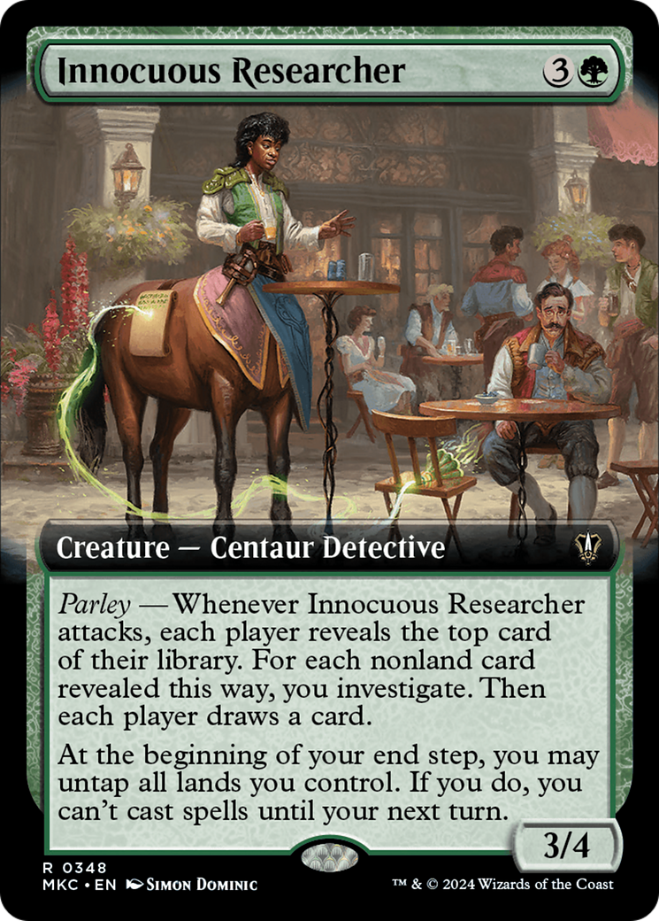 Innocuous Researcher (Extended Art) [Murders at Karlov Manor Commander] | Exor Games New Glasgow