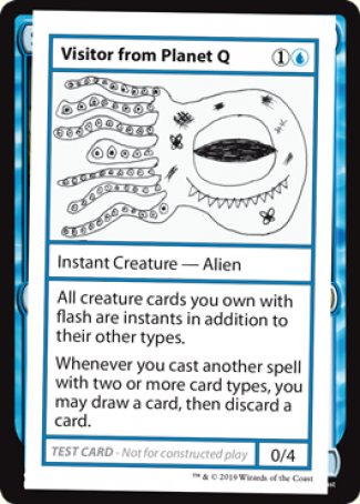 Visitor from Planet Q (2021 Edition) [Mystery Booster Playtest Cards] | Exor Games New Glasgow