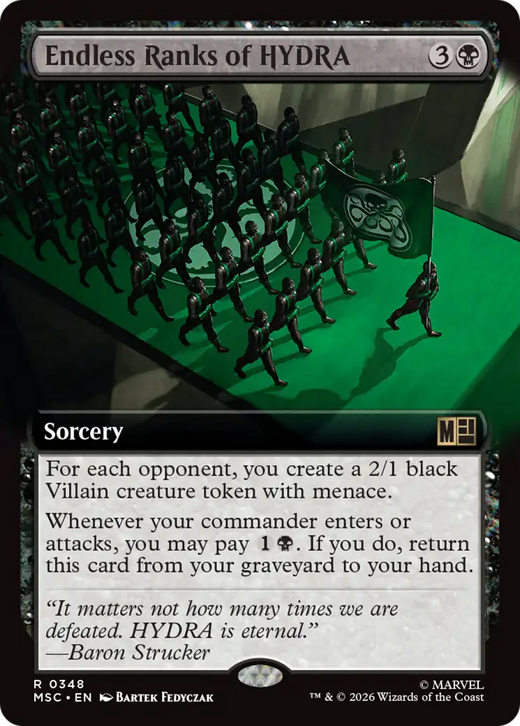 Endless Ranks of HYDRA (Extended Art) [Marvel Super Heroes Commander] | Exor Games New Glasgow