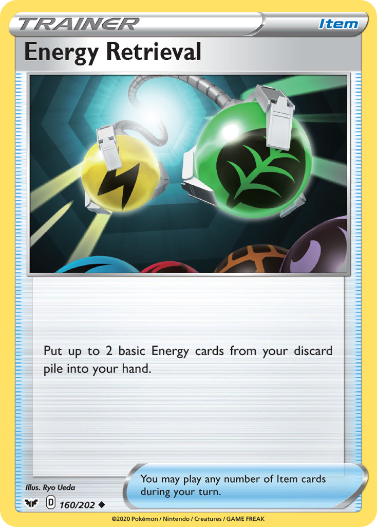 Energy Retrieval (160/202) [Sword & Shield: Base Set] | Exor Games New Glasgow