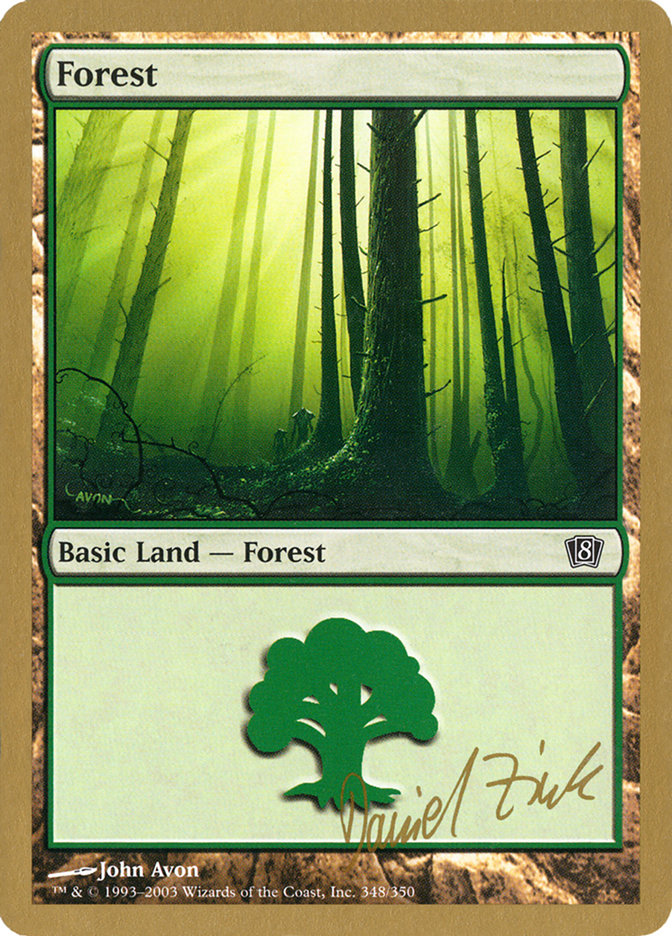 Forest (dz348) (Daniel Zink) [World Championship Decks 2003] | Exor Games New Glasgow