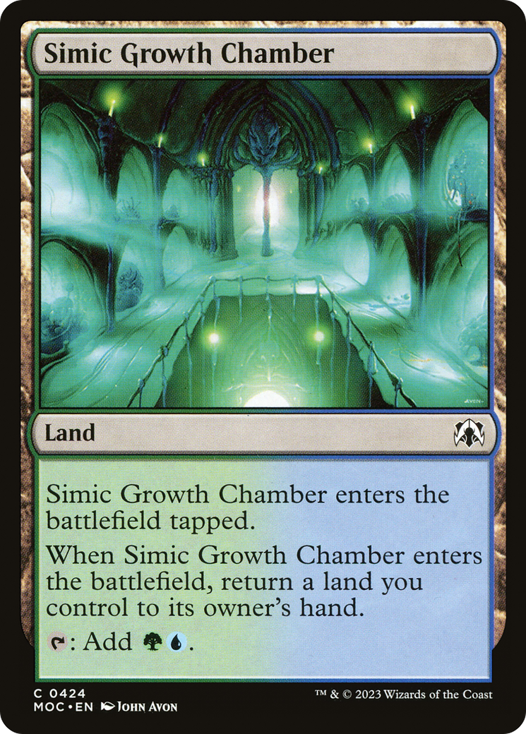 Simic Growth Chamber [March of the Machine Commander] | Exor Games New Glasgow