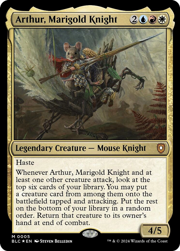 Arthur, Marigold Knight [Bloomburrow Commander] | Exor Games New Glasgow