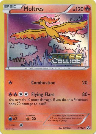 Moltres (XY127) (Staff) [XY: Black Star Promos] | Exor Games New Glasgow