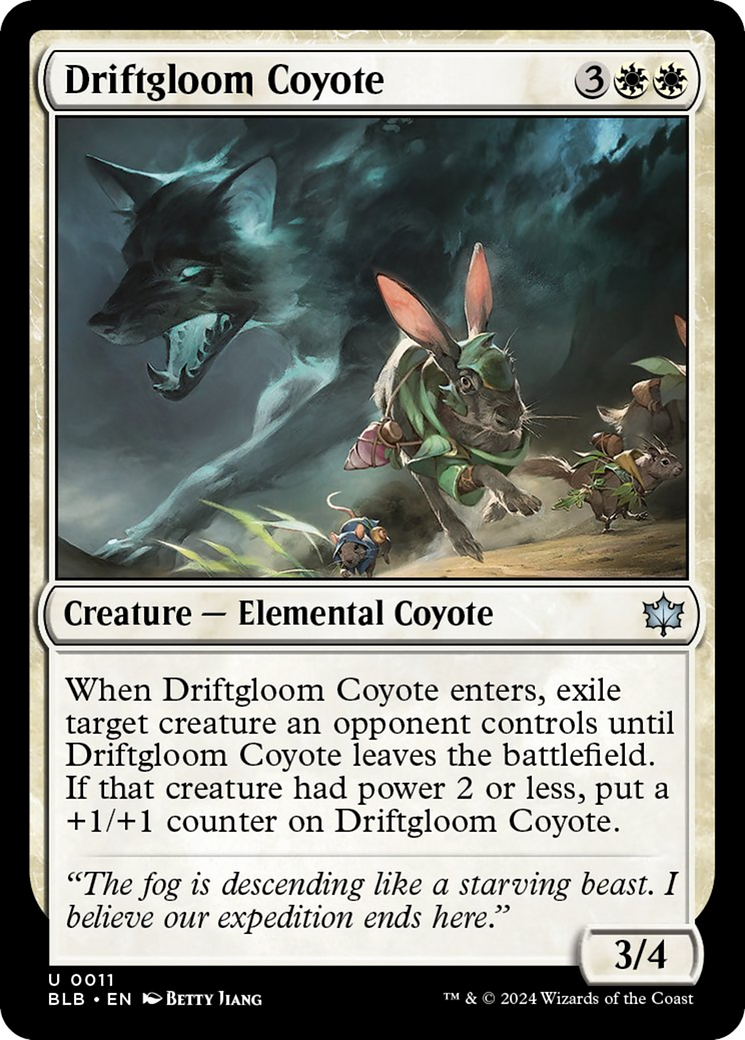 Driftgloom Coyote [Bloomburrow] | Exor Games New Glasgow