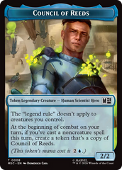Wall // Council of Reeds Double-Sided Token [Marvel Super Heroes Commander Tokens] | Exor Games New Glasgow