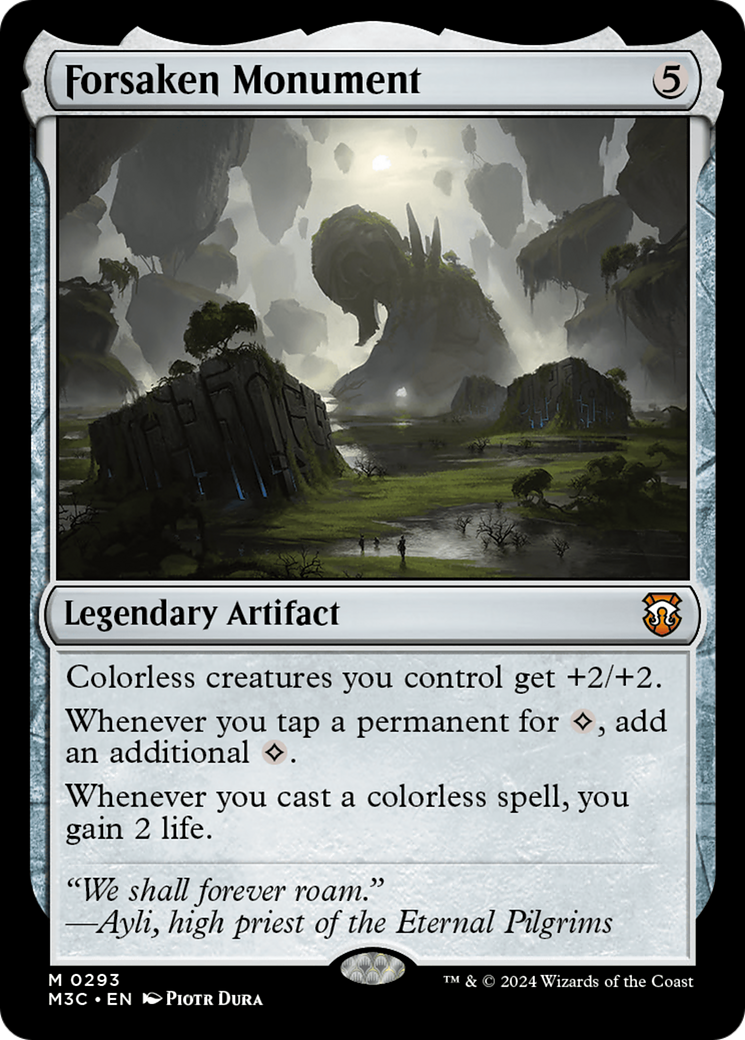 Forsaken Monument (Ripple Foil) [Modern Horizons 3 Commander] | Exor Games New Glasgow