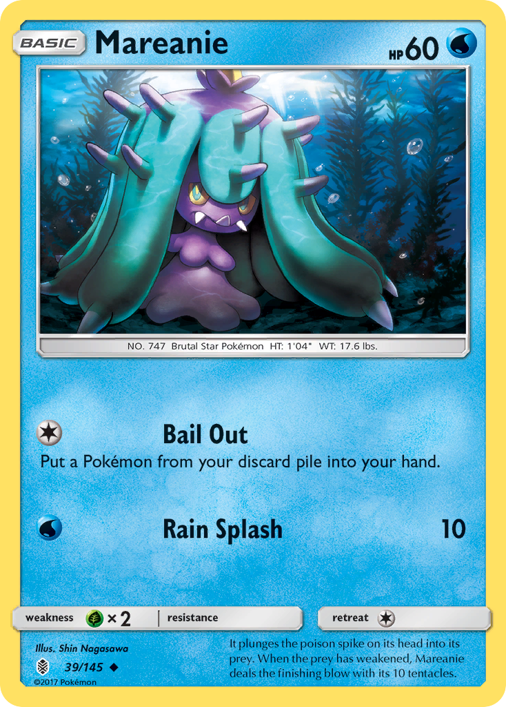 Mareanie (39/145) [Sun & Moon: Guardians Rising] | Exor Games New Glasgow