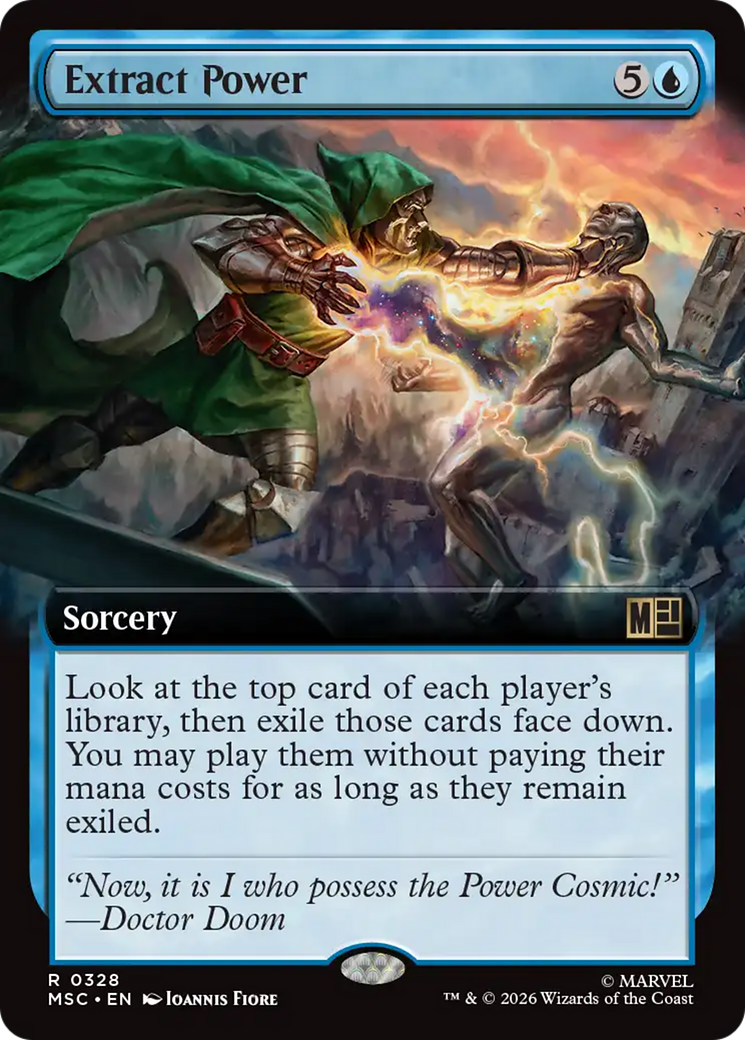 Extract Power (Extended Art) [Marvel Super Heroes Commander] | Exor Games New Glasgow