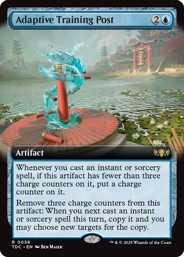 Adaptive Training Post (Extended Art) [Tarkir: Dragonstorm Commander] | Exor Games New Glasgow