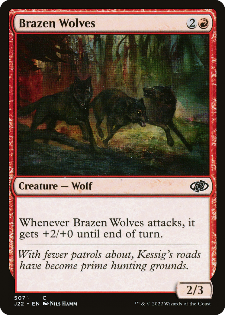 Brazen Wolves [Jumpstart 2022] | Exor Games New Glasgow