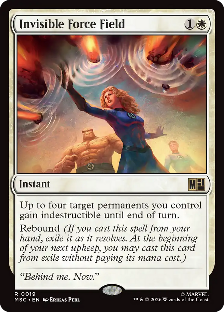 Invisible Force Field (Surge Foil) [Marvel Super Heroes Commander] | Exor Games New Glasgow