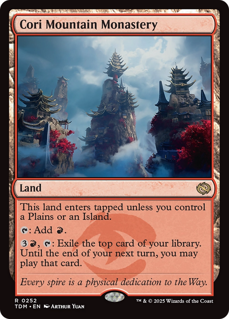 Cori Mountain Monastery [Tarkir: Dragonstorm] | Exor Games New Glasgow