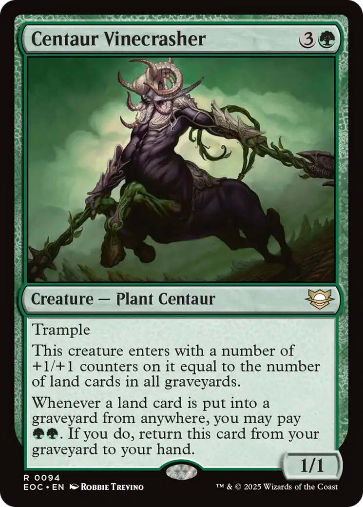 Centaur Vinecrasher [Edge of Eternities Commander] | Exor Games New Glasgow