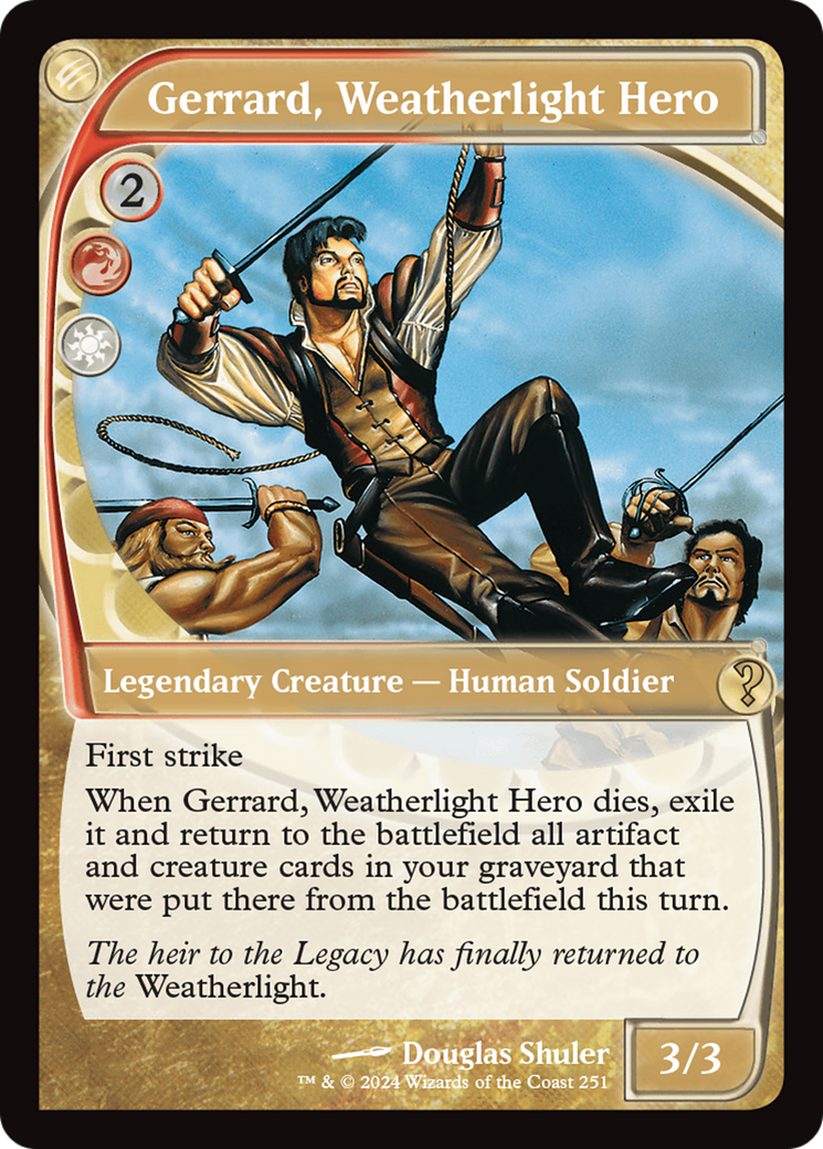 Gerrard, Weatherlight Hero (Future Sight) [Mystery Booster 2] | Exor Games New Glasgow