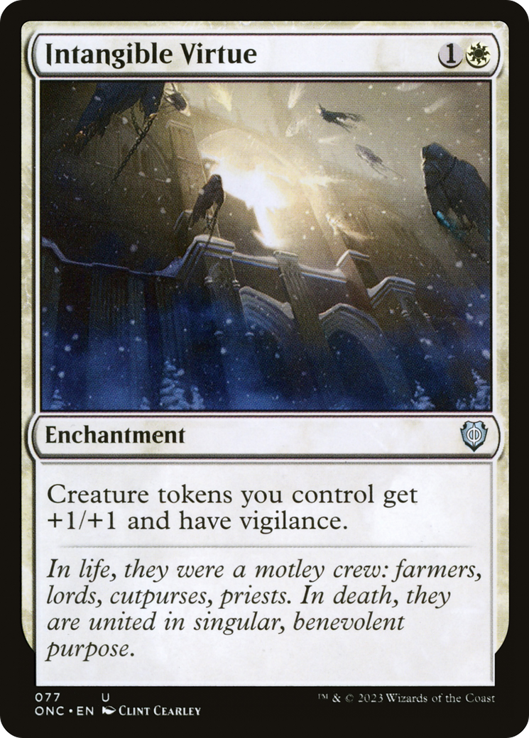 Intangible Virtue [Phyrexia: All Will Be One Commander] | Exor Games New Glasgow