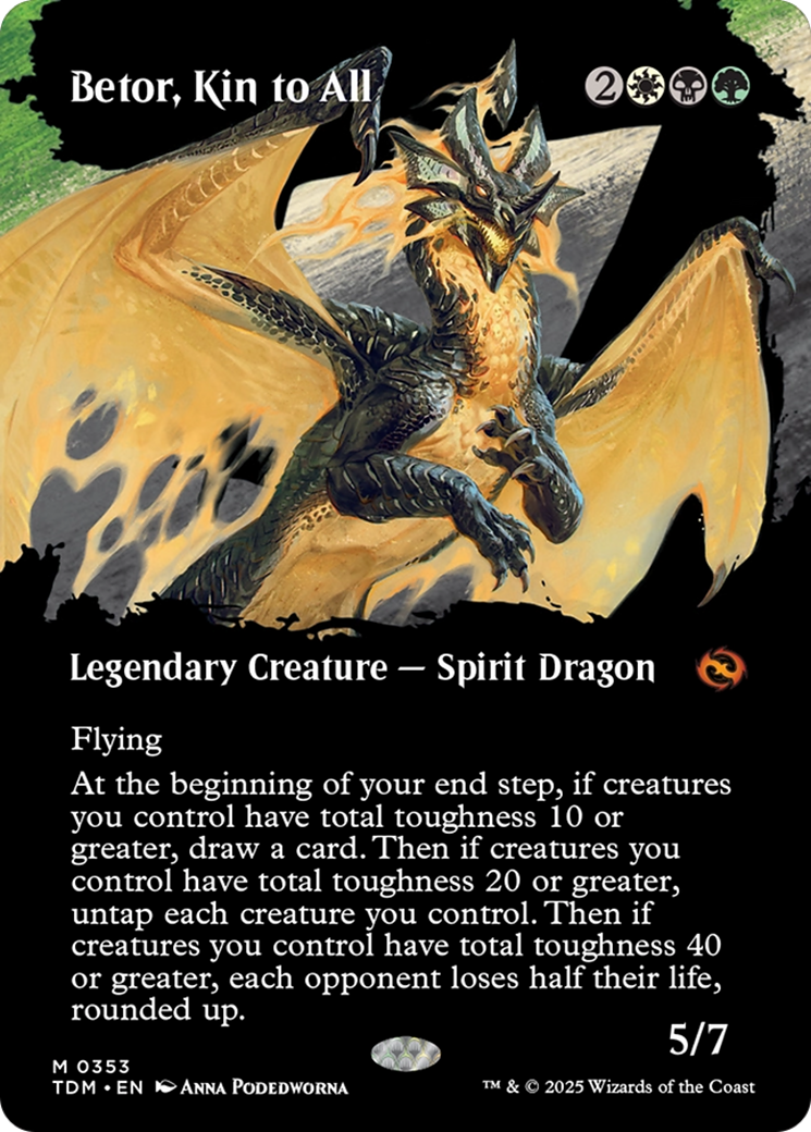 Betor, Kin to All (Borderless) [Tarkir: Dragonstorm] | Exor Games New Glasgow