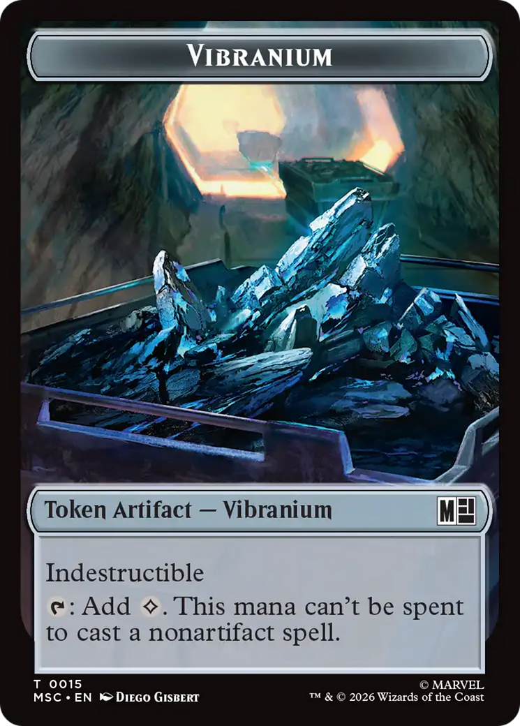 Ox // Vibranium Double-Sided Token [Marvel Super Heroes Commander Tokens] | Exor Games New Glasgow