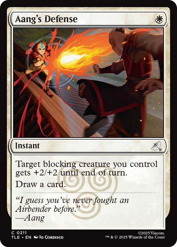 Aang's Defense [Avatar: The Last Airbender: Eternal-Legal] | Exor Games New Glasgow