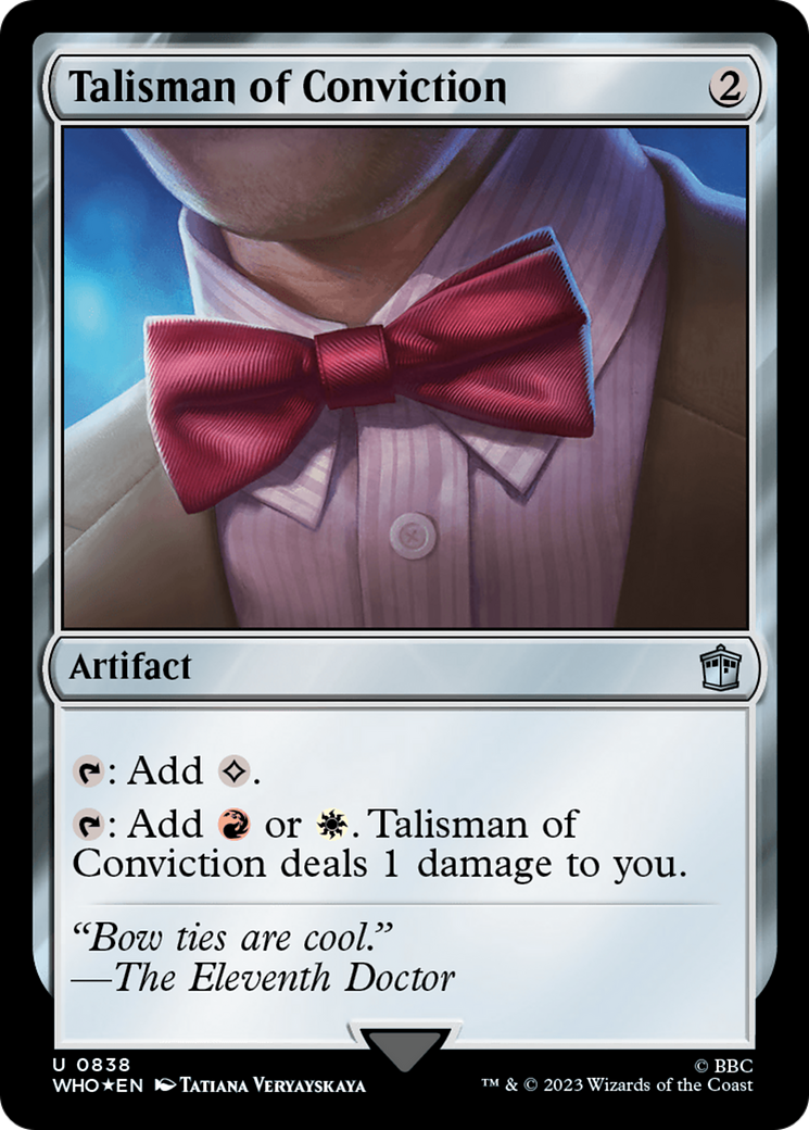 Talisman of Conviction (Surge Foil) [Doctor Who] | Exor Games New Glasgow