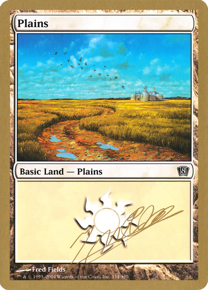 Plains (jn334) (Julien Nuijten) [World Championship Decks 2004] | Exor Games New Glasgow