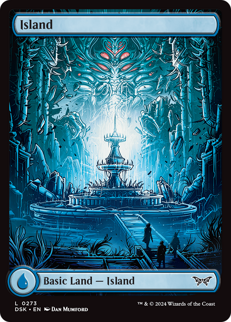 Island (273) - Full Art [Duskmourn: House of Horror] | Exor Games New Glasgow