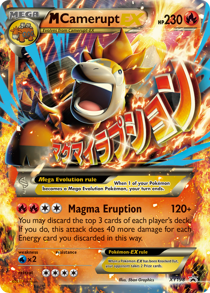 M Camerupt EX (XY198) [XY: Black Star Promos] | Exor Games New Glasgow