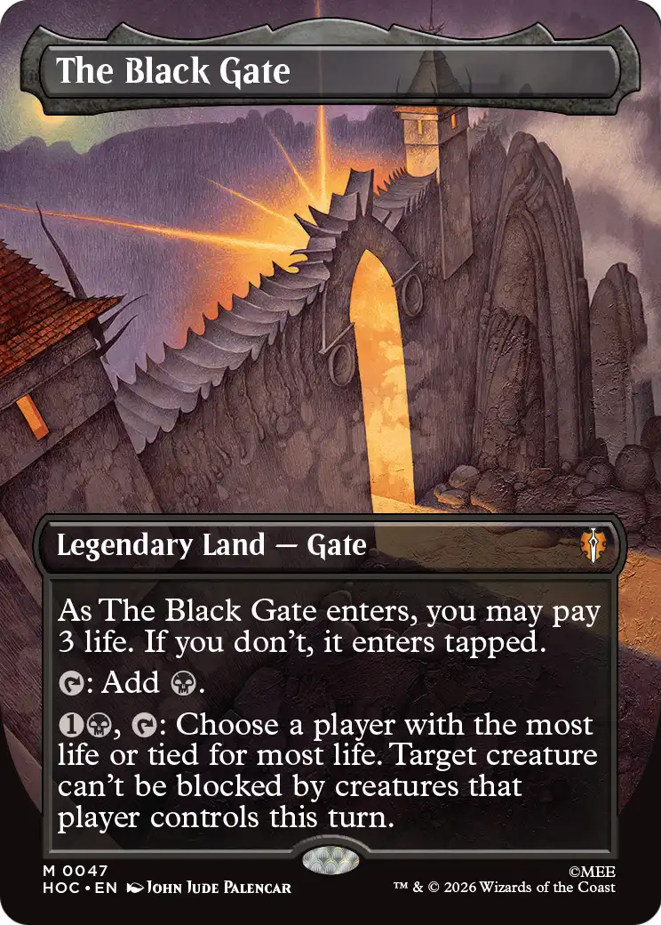 The Black Gate (Borderless) [The Hobbit: Eternal-Legal] | Exor Games New Glasgow