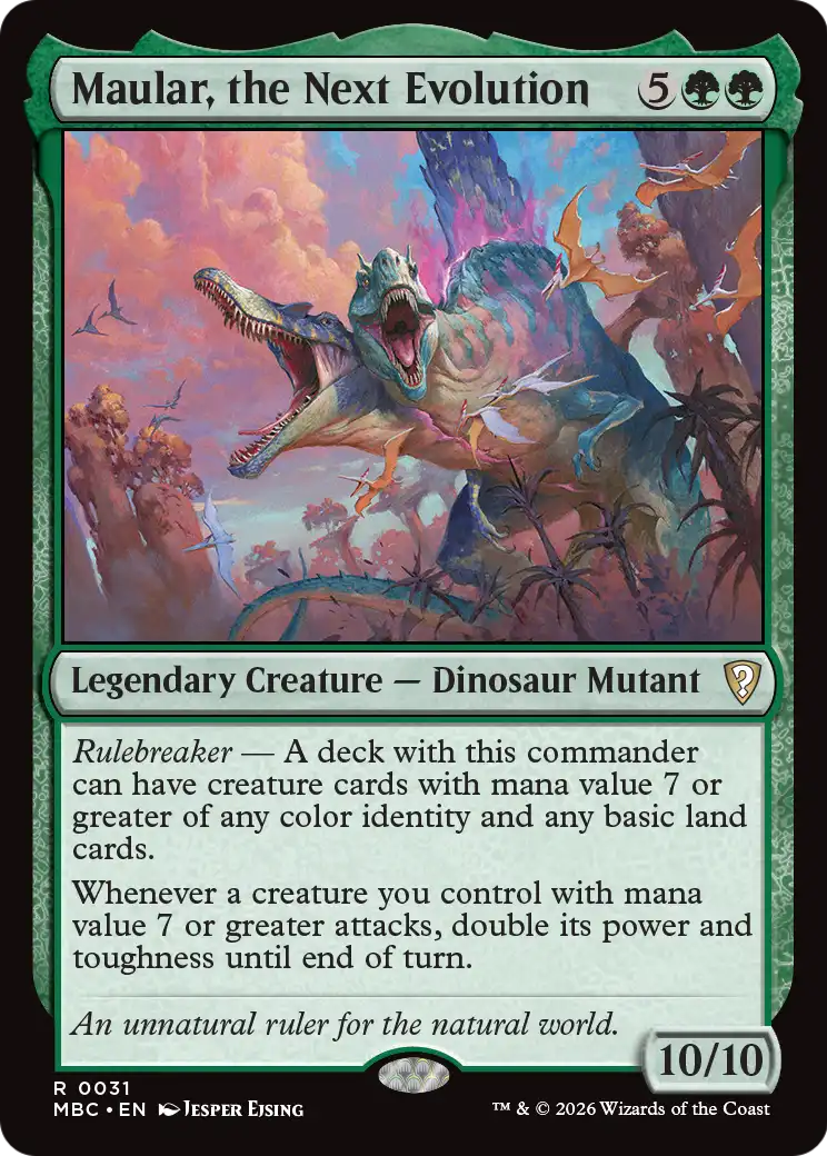 Maular, the Next Evolution [Mystery Booster: Commander Edition] | Exor Games New Glasgow