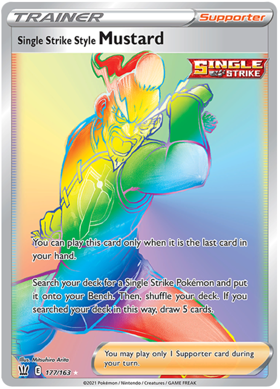 Single Strike Style Mustard (177/163) [Sword & Shield: Battle Styles] | Exor Games New Glasgow