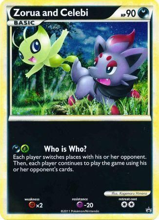 Zorua and Celebi (Jumbo Card) [Miscellaneous Cards] | Exor Games New Glasgow