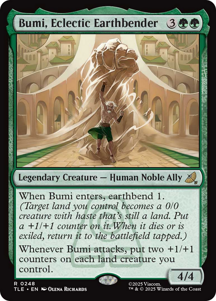 Bumi, Eclectic Earthbender [Avatar: The Last Airbender: Eternal-Legal] | Exor Games New Glasgow