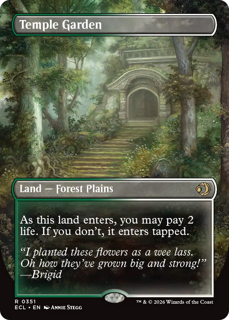 Temple Garden (Borderless) [Lorwyn Eclipsed] | Exor Games New Glasgow