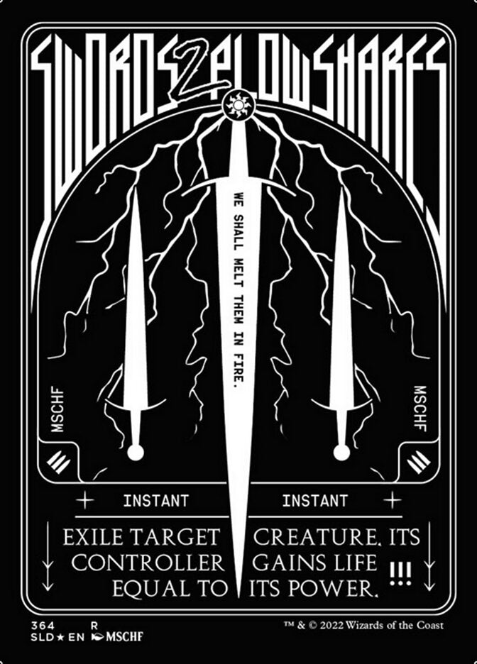 Swords to Plowshares (364) (Foil Etched) [Secret Lair Drop Series] | Exor Games New Glasgow