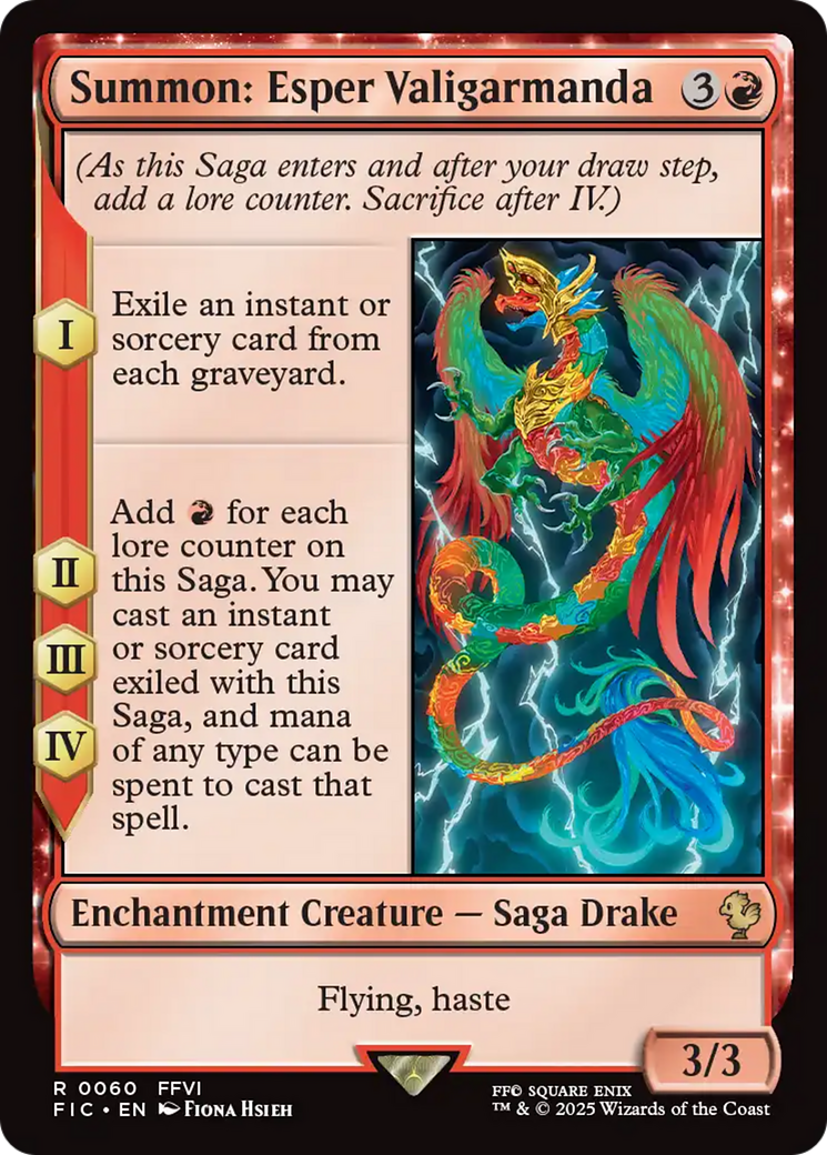 Summon: Esper Valigarmanda [FINAL FANTASY Commander] | Exor Games New Glasgow